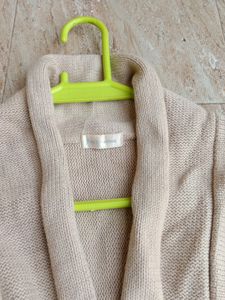 Beige Overcoat
