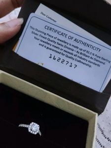 Clara 925 Silver Solitaire Ring