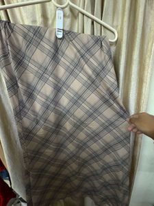Plaid Maxi Skirt