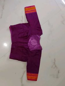 Embroidered Purple Blouse