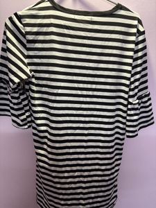 Striped Bell Sleeve Top