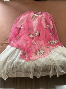 Floor Length Cape Gown