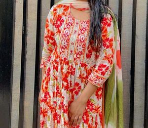 Floral Print Suit
