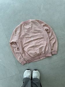 Blush Pink Lightweight Bomber Jacket