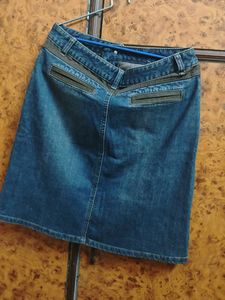Blue Denim Skirt