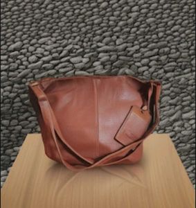 Brown Leather Shoulder Bag