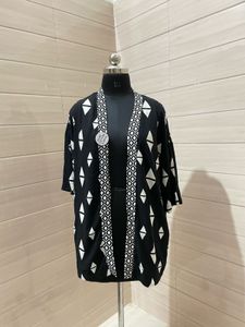 H&amp;M Geometric Print Kimono