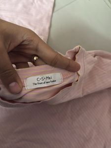 Stussy Pink Striped Tee