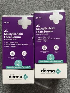 The Derma Co 2% Salicylic Acid Face Serum Pack 2