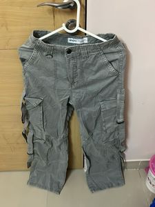 Unique Cargo Pants with Straps