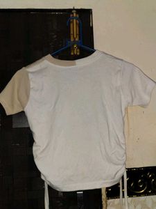 Color Block Drawstring Tee