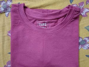 Pink Cropped Tee