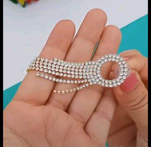 Sparkling Rhinestone Dangle Earrings
