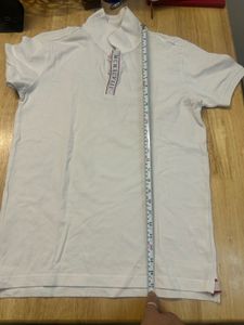 White  Polo Shirt, Size Large