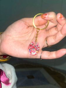 Four Floral Resin Keychain | 4 keychains |