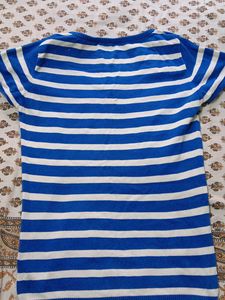 Blue White Tshirt
