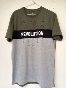 Teamspirit Olive And Grey T-shirt