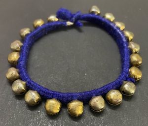 Blue Jingle Bell Ankle Bracelet