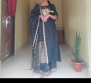 Dark Blue Kurti set