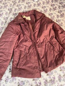 Mauve Puffer Jacket