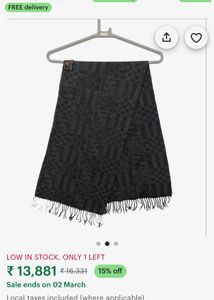 Fendi Wool Scarf