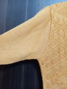 Orange Woollen Kurta