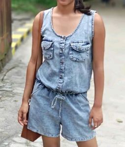 Denim jumpsuit