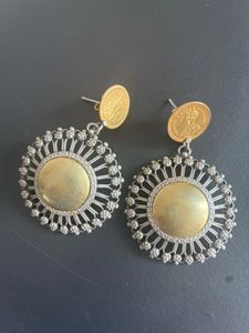 Amrapali Silver Dual toned Earrings