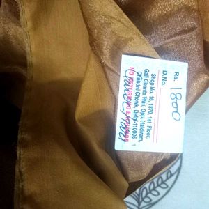 Elegant Mustard Saree