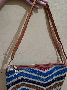 Be😊utiful Sling Hand Bag 👜 Cotton Fabric 👍