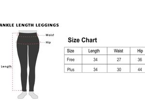 Comfort Stretch Laggies Chudidar/Ankle Free Size