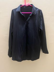 Black Button-Down Shirt
