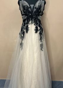 Black Lace Gown