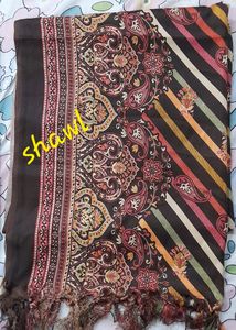 Sold Now. Pashmina Woollen Suit Coffee Brown Color