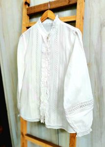 Embroidered  Ruffile Top size-40