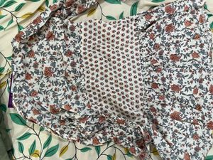 Floral Print Ethnic Dress
