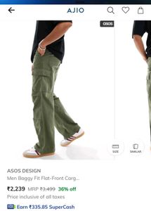 Mens Baggy Cargo