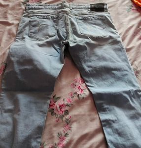 FLYING MACHINE sky blue jeans