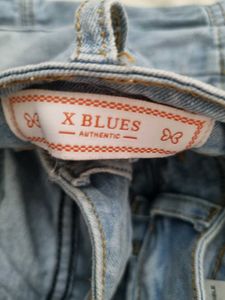 Light Blue Cargo Jeans