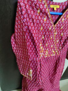 Global Desi Kurta Rani Pink Kurt
