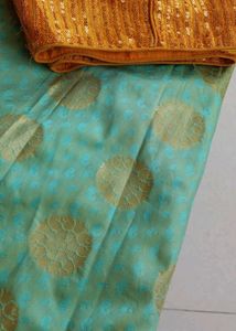 Golden Lehenga(sleeveless)🥰