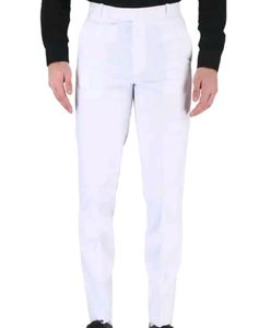 Mens Regular Fit Cotton Blend Formal Trouser
