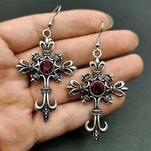 Cross Dangle Gothic Earrings