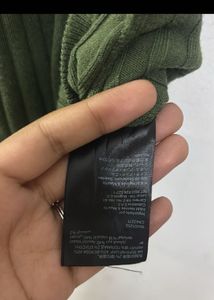H&amp;M Green Ribbed Tank