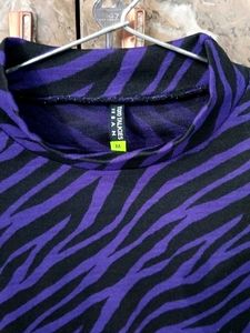 Zebra Print Crop Top