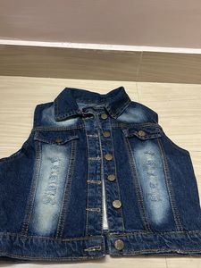 Sleeveless Denim Jacket