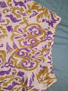 Patterned Colorful Metallic Trouser