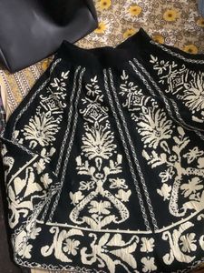 Elegant Embroidered Ethnic Skirt