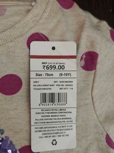 Cute Unicorn Sequin Top