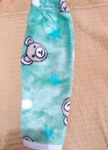 Bear Print Woolen Set